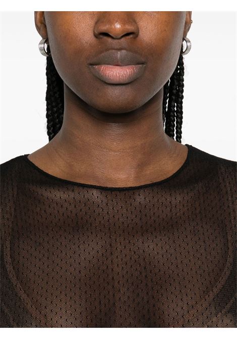 Tシャツ・カットソー UMA WANG SS25 TATA TOP (UW1036 UW900) tata top woman black - UMA WANG - d — 2